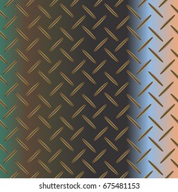 Metal grid pattern for design colorfull backdrop.