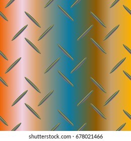 Metal grid pattern for design colorfull backdrop.