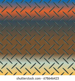 Metal grid pattern for design colorfull backdrop.