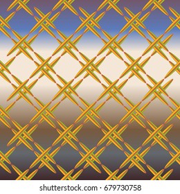 Metal grid pattern for design colorfull backdrop.