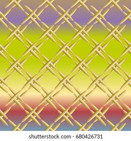 Metal grid pattern for design colorfull backdrop.