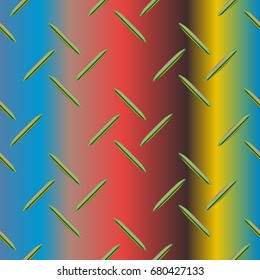 Metal grid pattern for design colorfull backdrop.