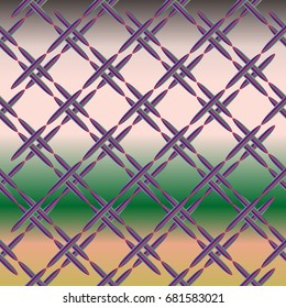 Metal grid pattern for design colorfull backdrop.