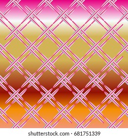 Metal grid pattern for design colorfull backdrop.