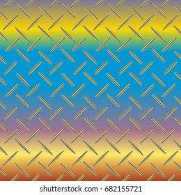 Metal grid pattern for design colorfull backdrop.