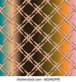 Metal grid pattern for design colorfull backdrop.