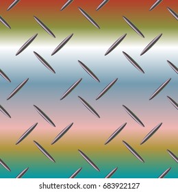 Metal grid pattern for design colorfull backdrop.
