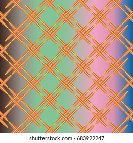 Metal grid pattern for design colorfull backdrop.
