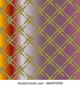 Metal grid pattern for design colorfull backdrop.