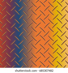 Metal grid pattern for design colorfull backdrop.
