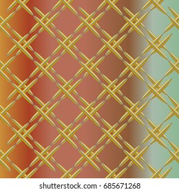 Metal grid pattern for design colorfull backdrop.