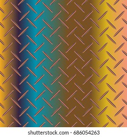 Metal grid pattern for design colorfull backdrop.