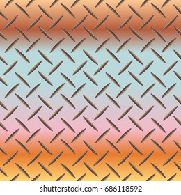 Metal grid pattern for design colorfull backdrop.