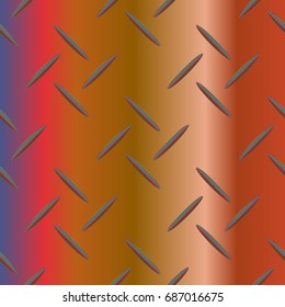 Metal grid pattern for design colorfull backdrop.