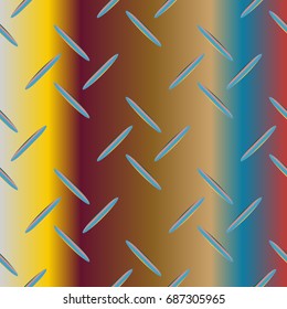 Metal grid pattern for design colorfull backdrop.