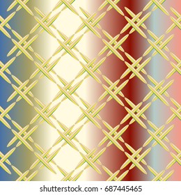 Metal grid pattern for design colorfull backdrop.