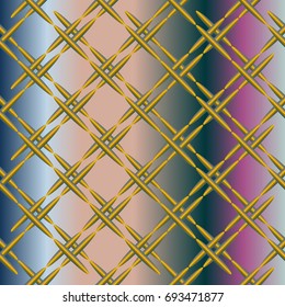 Metal grid pattern for design colorfull backdrop.