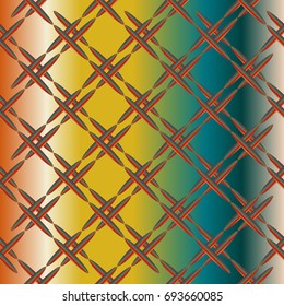 Metal grid pattern for design colorfull backdrop.