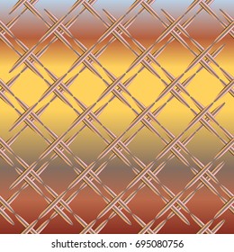 Metal grid pattern for design colorfull backdrop.
