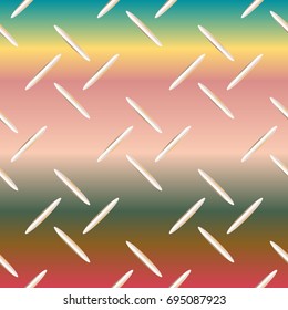 Metal grid pattern for design colorfull backdrop.