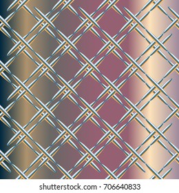 Metal grid pattern for design colorfull backdrop.