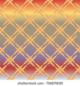 Metal grid pattern for design colorfull backdrop.