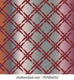 Metal grid pattern for design colorfull backdrop.