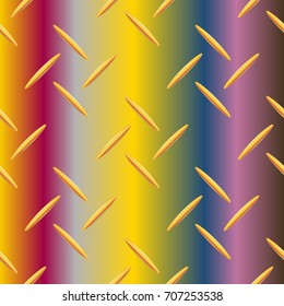 Metal grid pattern for design colorfull backdrop.