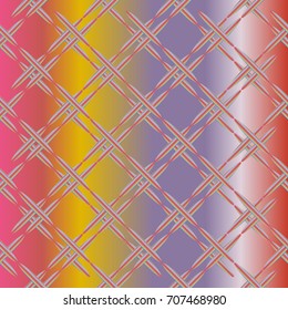 Metal grid pattern for design colorfull backdrop.