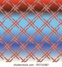 Metal grid pattern for design colorfull backdrop.