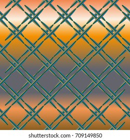 Metal grid pattern for design colorfull backdrop.