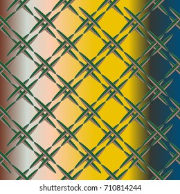 Metal grid pattern for design colorfull backdrop.