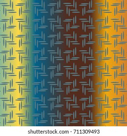Metal grid pattern for design colorfull backdrop.