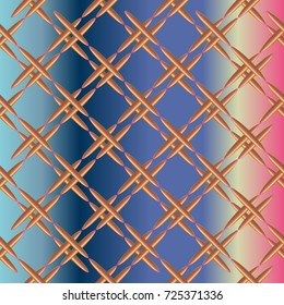 Metal grid pattern for design colorfull backdrop.
