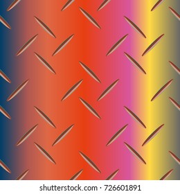 Metal grid pattern for design colorfull backdrop.
