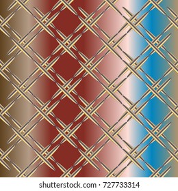 Metal grid pattern for design colorfull backdrop.