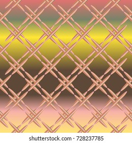 Metal grid pattern for design colorfull backdrop.