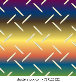 Metal grid pattern for design colorfull backdrop.