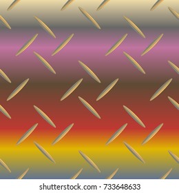 Metal grid pattern for design colorfull backdrop.
