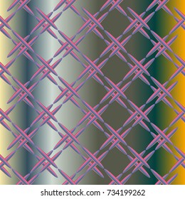 Metal grid pattern for design colorfull backdrop.