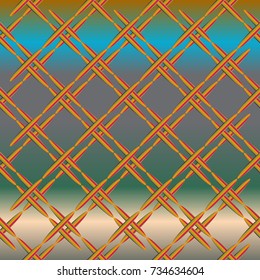 Metal grid pattern for design colorfull backdrop.