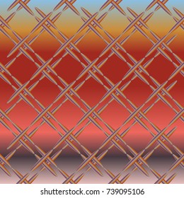 Metal grid pattern for design colorfull backdrop.