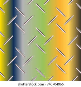 Metal grid pattern for design colorfull backdrop.