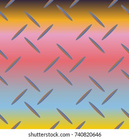Metal grid pattern for design colorfull backdrop.