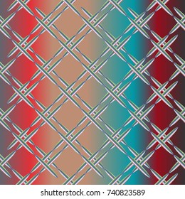 Metal grid pattern for design colorfull backdrop.