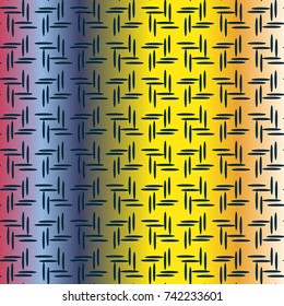 Metal grid pattern for design colorfull backdrop.