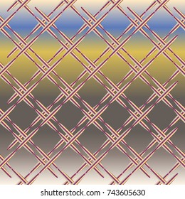 Metal grid pattern for design colorfull backdrop.