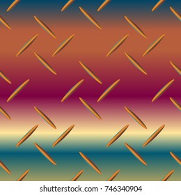 Metal grid pattern for design colorfull backdrop.