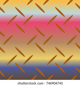 Metal grid pattern for design colorfull backdrop.