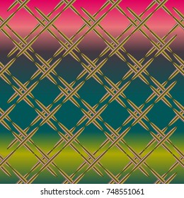 Metal grid pattern for design colorfull backdrop.
